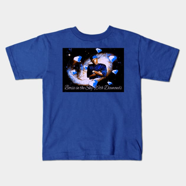 Boosie in the Sky with Diamonds Kids T-Shirt by nitwit1